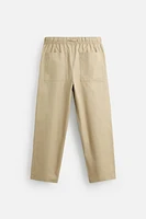 PANTALON RELAXED FIT COTON - LIN