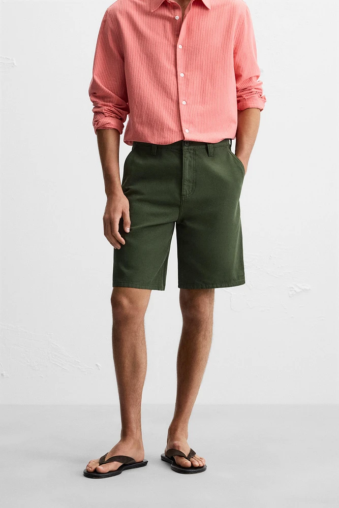 WASHED TEXTURED SHORTS