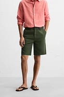 WASHED TEXTURED SHORTS