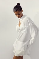 CHEMISE OVERSIZE EN GASE