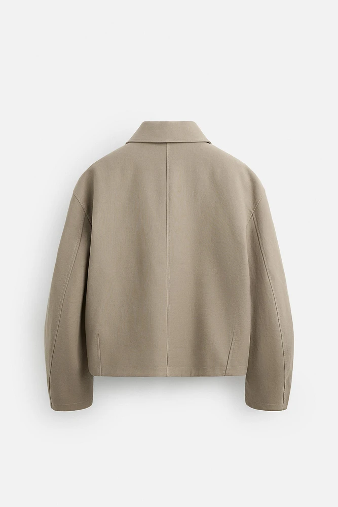 RELAXED FIT CONTRAST JACKET