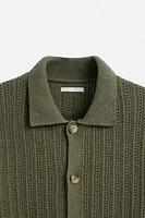CHEMISE EN MAILLE STRUCTURÉE