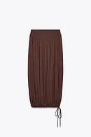BALLOON MIDI SKIRT