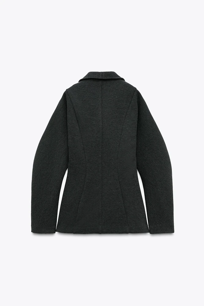 FITTED BALLOON SLEEVE JACKET