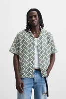 CHEMISE STRUCTURÉE AJOURÉE