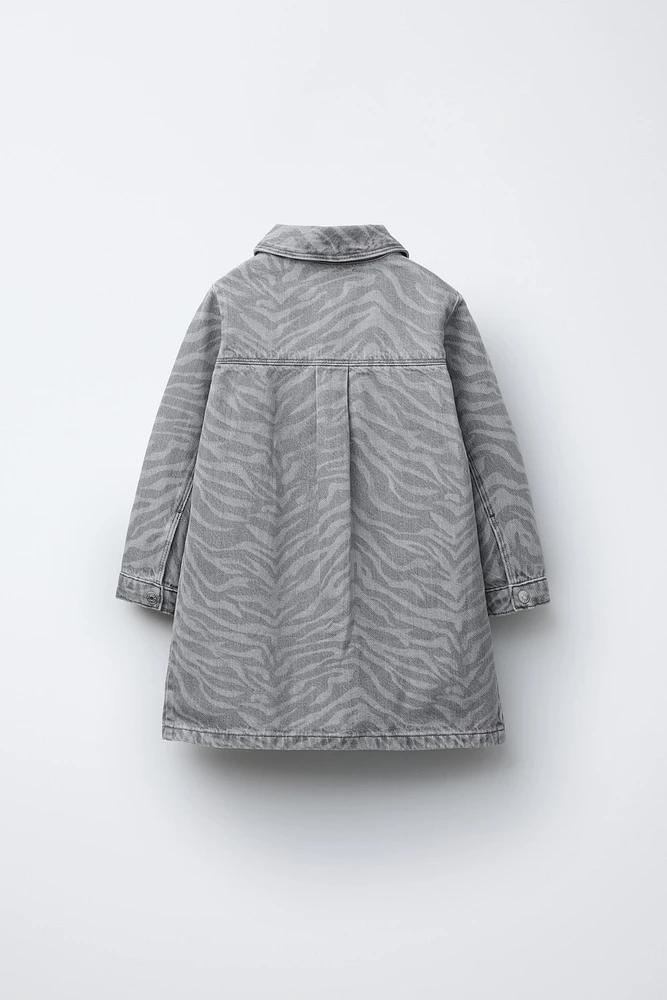 ROBE À IMPRIMÉ ZÈBRE