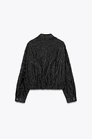 ORGANZA BOMBER JACKET