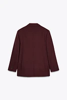 OVERSIZED DOUBLE BREASTED BLAZER