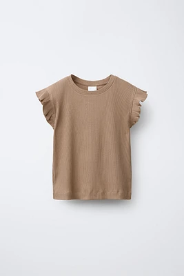 T-SHIRT RIB VOLANTS