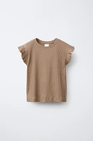 T-SHIRT RIB VOLANTS
