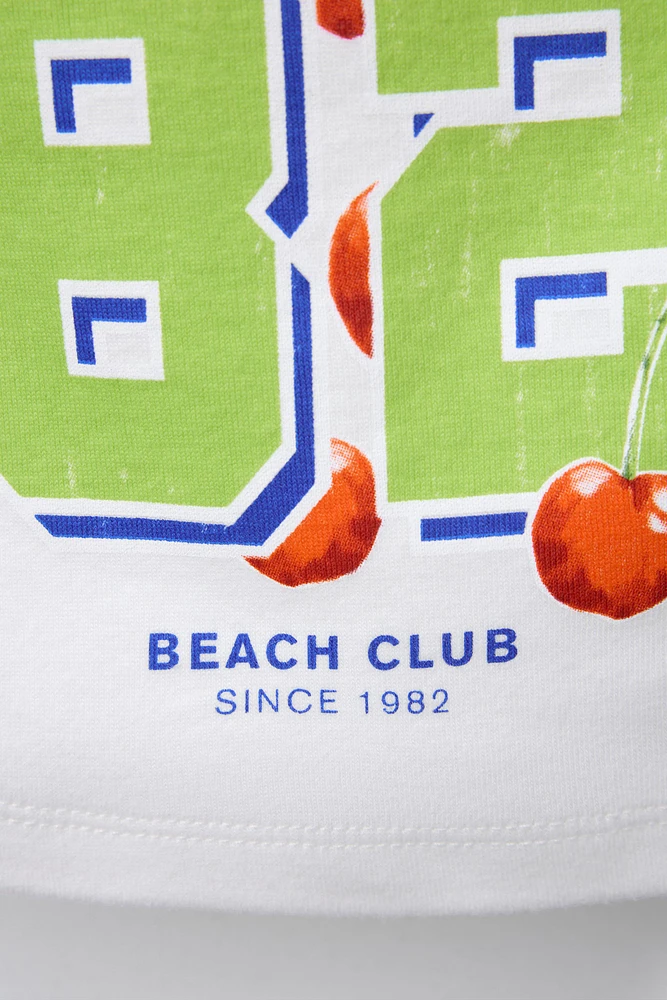 TOP BANDEAU TEXTE FRUITS