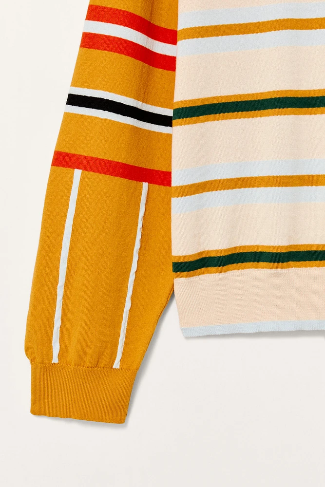 PULL À RAYURES COMBINÉES ÉDITION LIMITÉE
