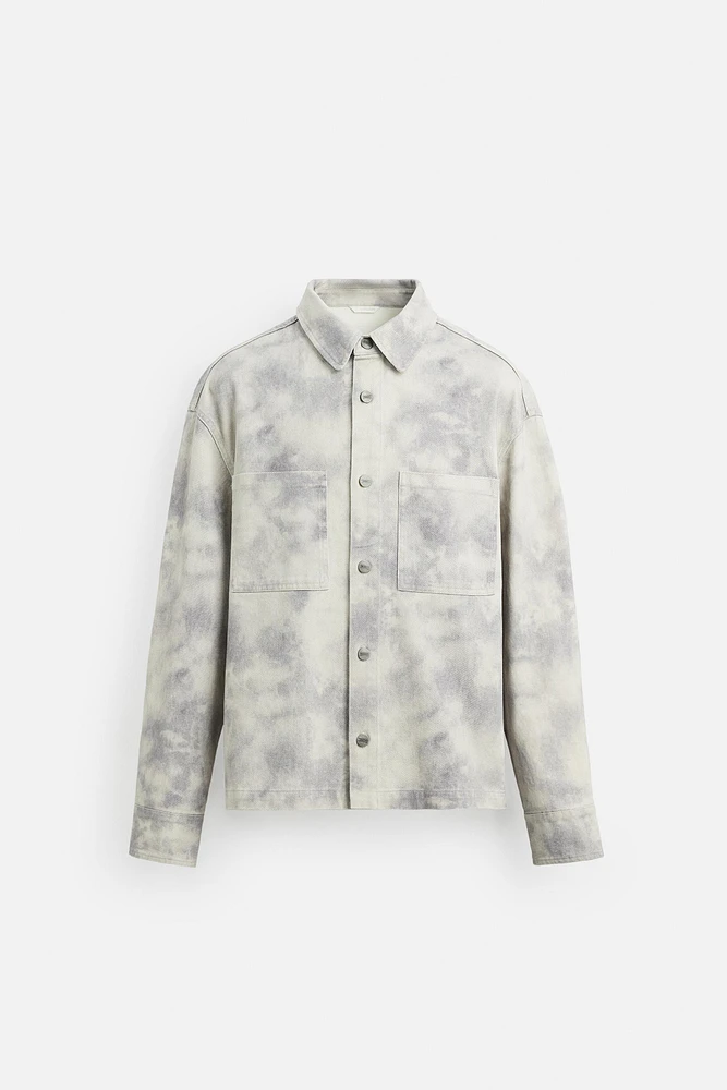 ABSTRACT PRINT OVERSHIRT