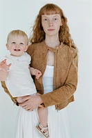 BLOUSE ET CULOTTE BRODÉES À NŒUDS