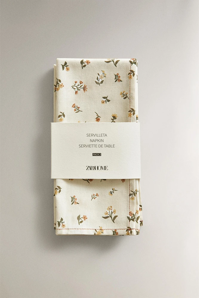 WILD FLOWER NAPKIN