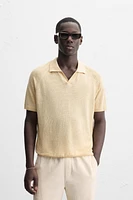 POLO EN MAILLE 100 % LIN
