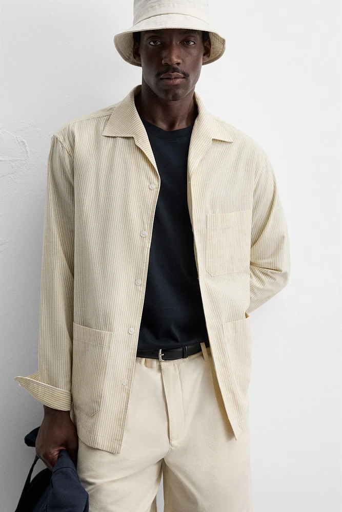 STRIPED OVERSHIRT