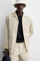STRIPED OVERSHIRT