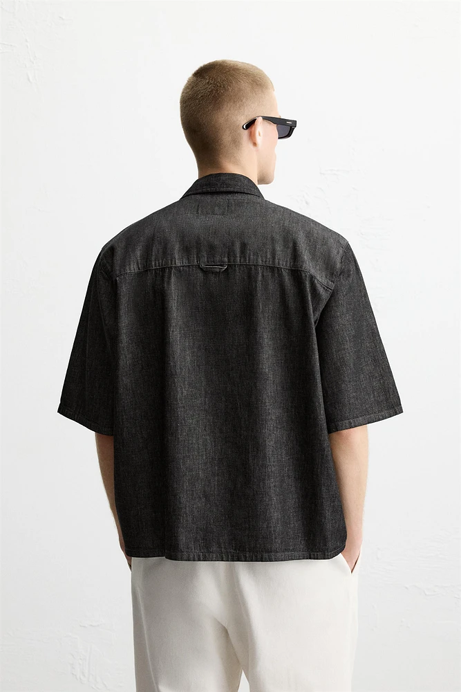 RELAXED FIT DENIM SHIRT