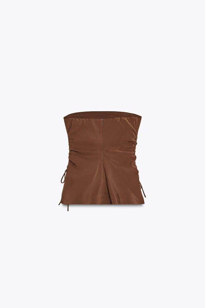 TOP FLUIDE BUSTIER
