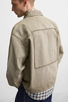 RELAXED FIT PATCH OVERSHIRT