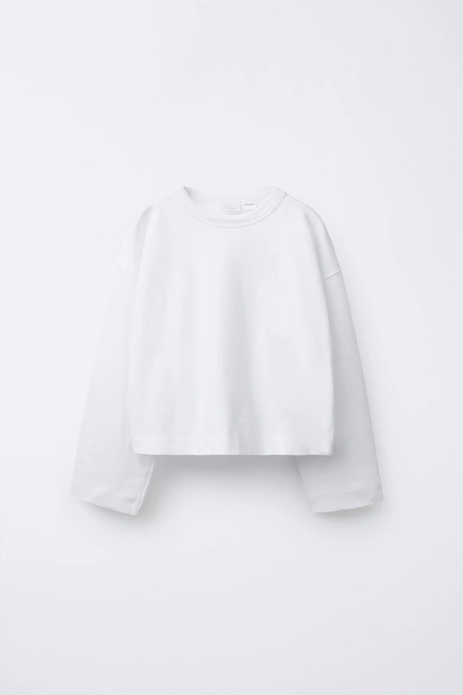 T-SHIRT WITH EMBROIDERED BACK
