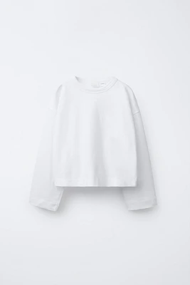 T-SHIRT WITH EMBROIDERED BACK