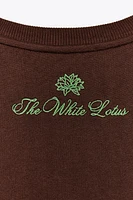 THE WHITE LOTUS FLEECE SWEATSHIRT