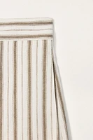 LIMITED EDITION STRIPED LINEN PANTS