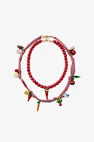 TWO-PACK OF CHARM NECKLACES
