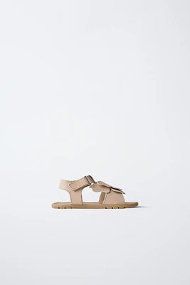 BAREFOOT LEATHER BUTTERFLY SANDALS