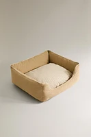 PET BED CUSHION GINGHAM CHECK