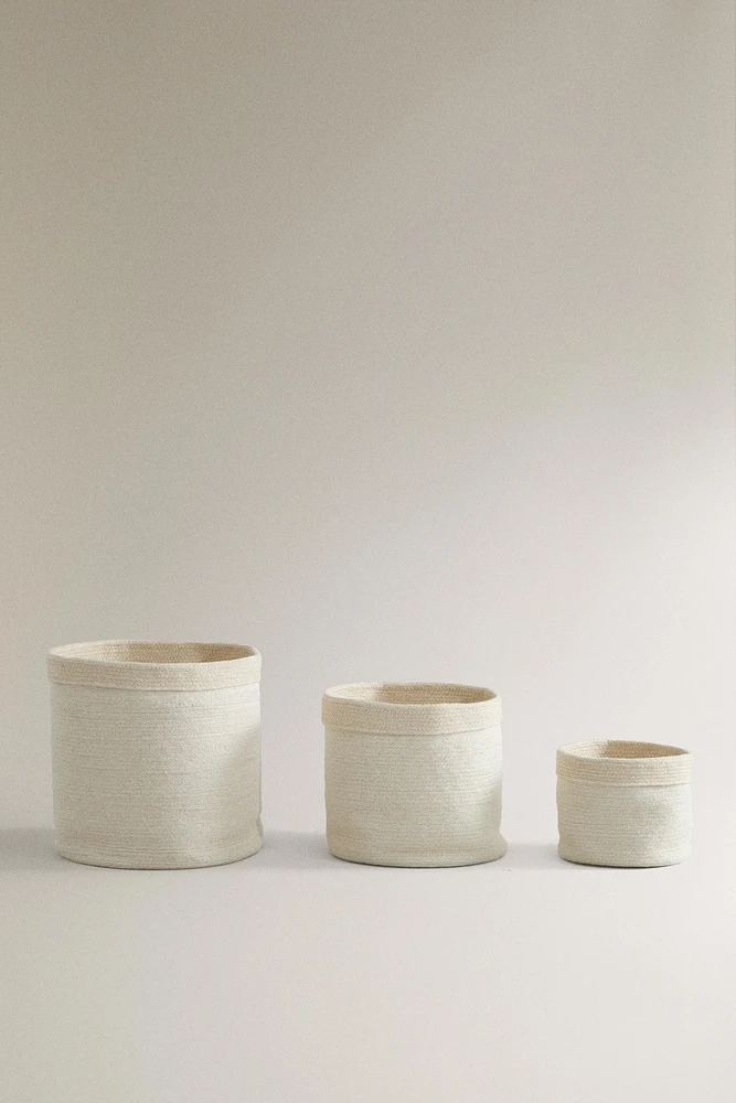 CORBEILLE RONDE JUTE