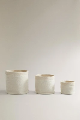 CORBEILLE RONDE JUTE