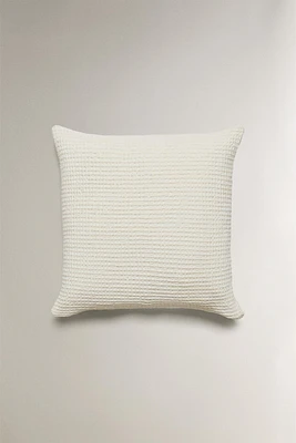 MINI WAFFLE KNIT THROW PILLOW COVER