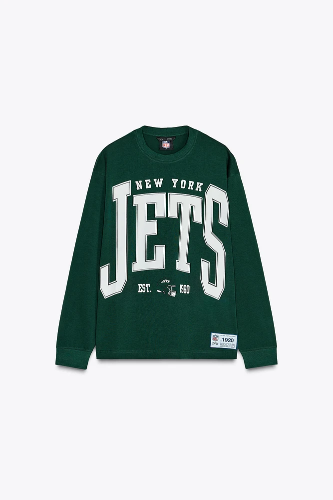 T-SHIRT MOLLETON NFL JETS