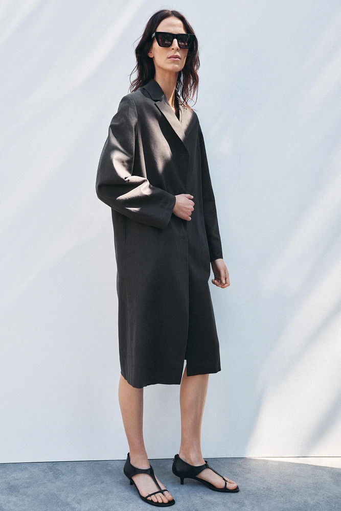 ZW COLLECTION LINEN FROCK COAT