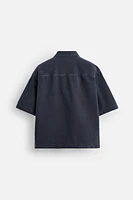 CHEMISE À POCHES UTILITAIRES BRODÉE
