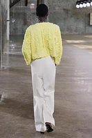 RUFFLED TEXTURED JACKET