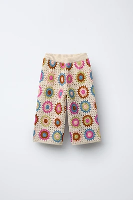 CROCHET KNIT PANTS