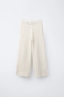 CABLE KNIT CULOTTES