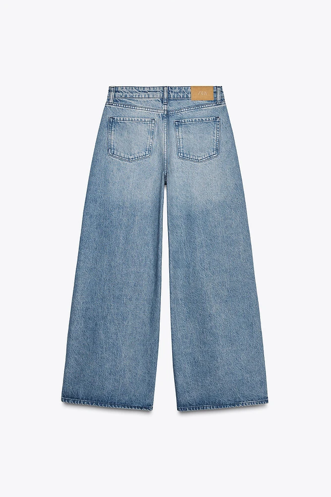 JEAN Z1975 COUPE LARGE À TAILLE HAUTE ET PINCES