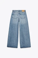 JEAN Z1975 COUPE LARGE À TAILLE HAUTE ET PINCES