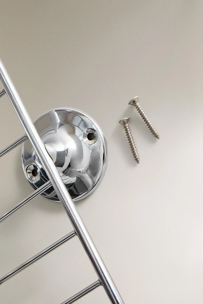 SILVER CORNER SHOWER SHELF