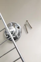 SILVER CORNER SHOWER SHELF