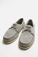 CHAUSSURES BATEAU EN CUIR