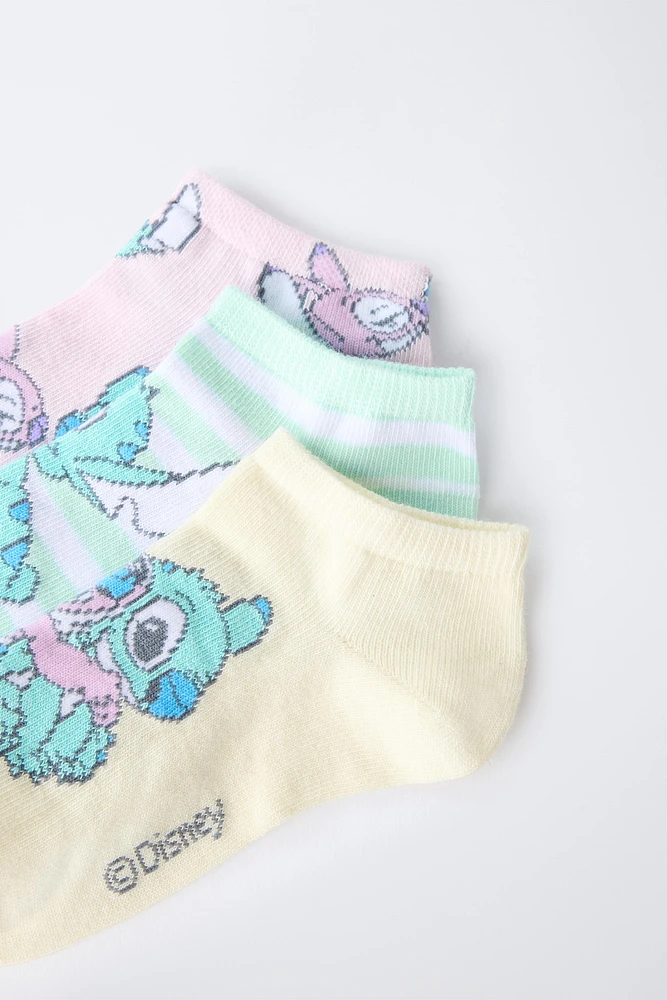 THREE-PACK OF LILO & STITCH © DISNEY SHORT SOCKS