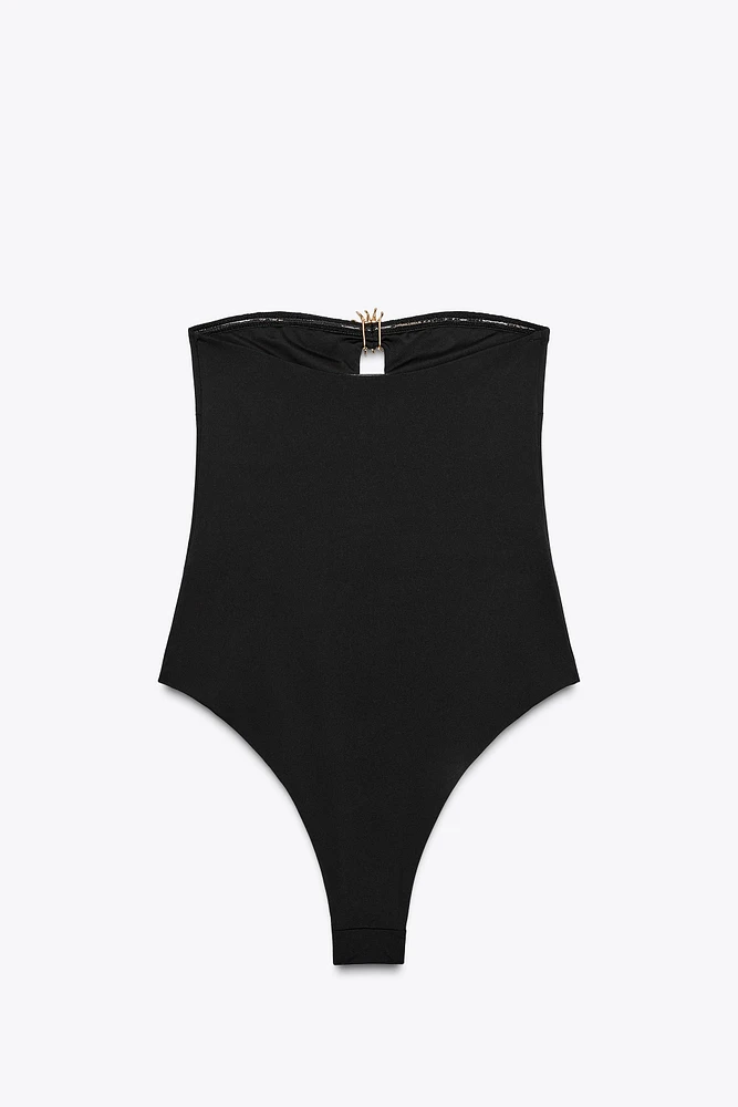 MAILLOT DE BAIN BANDEAU PIÈCES SOLEILS