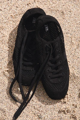 MESH DERBY SHOES