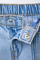 HIGH-WAISTED DENIM SHORTS